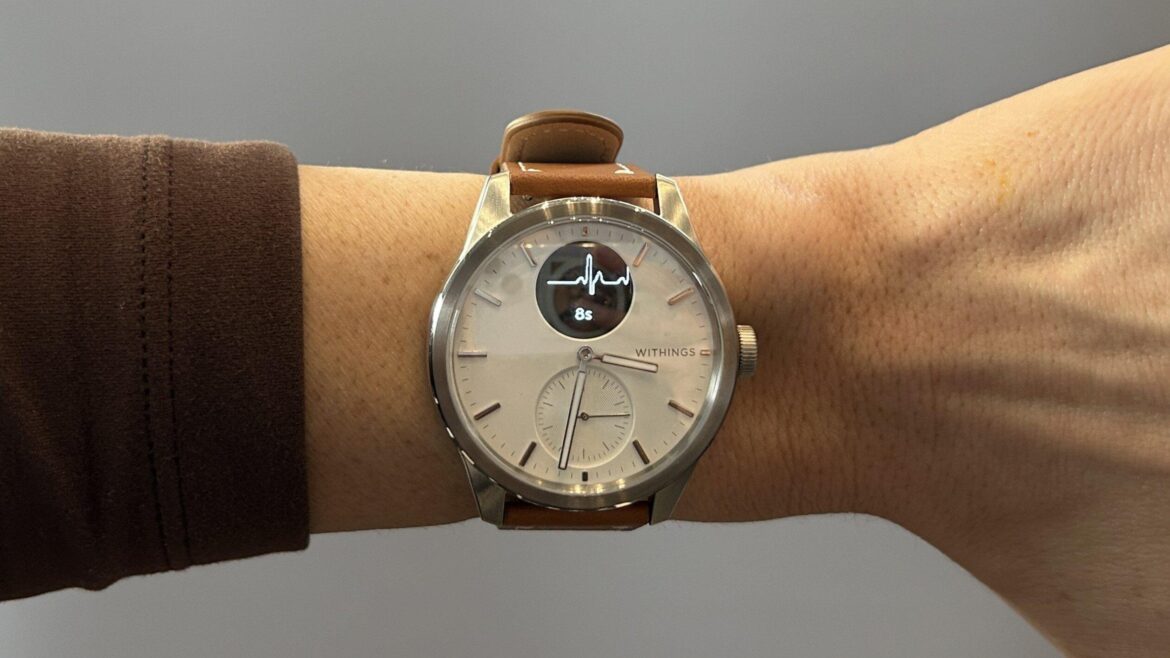 Withings Scan Watch 2: Hybrid Smartwatch with Medical-Grade ECG